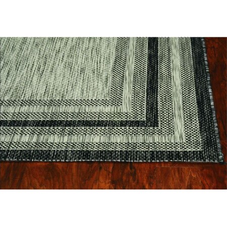 Planon 47 x 31 in. Polypropylene Area Rug, Grey PL2627455